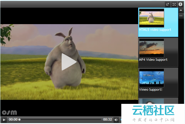 7款很棒的 HTML5 视频播放器-html5视频播放器